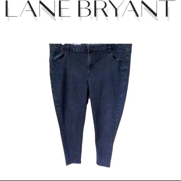 Lane Bryant Black Super Stretchy Skinny Jeans. - Picture 2 of 12
